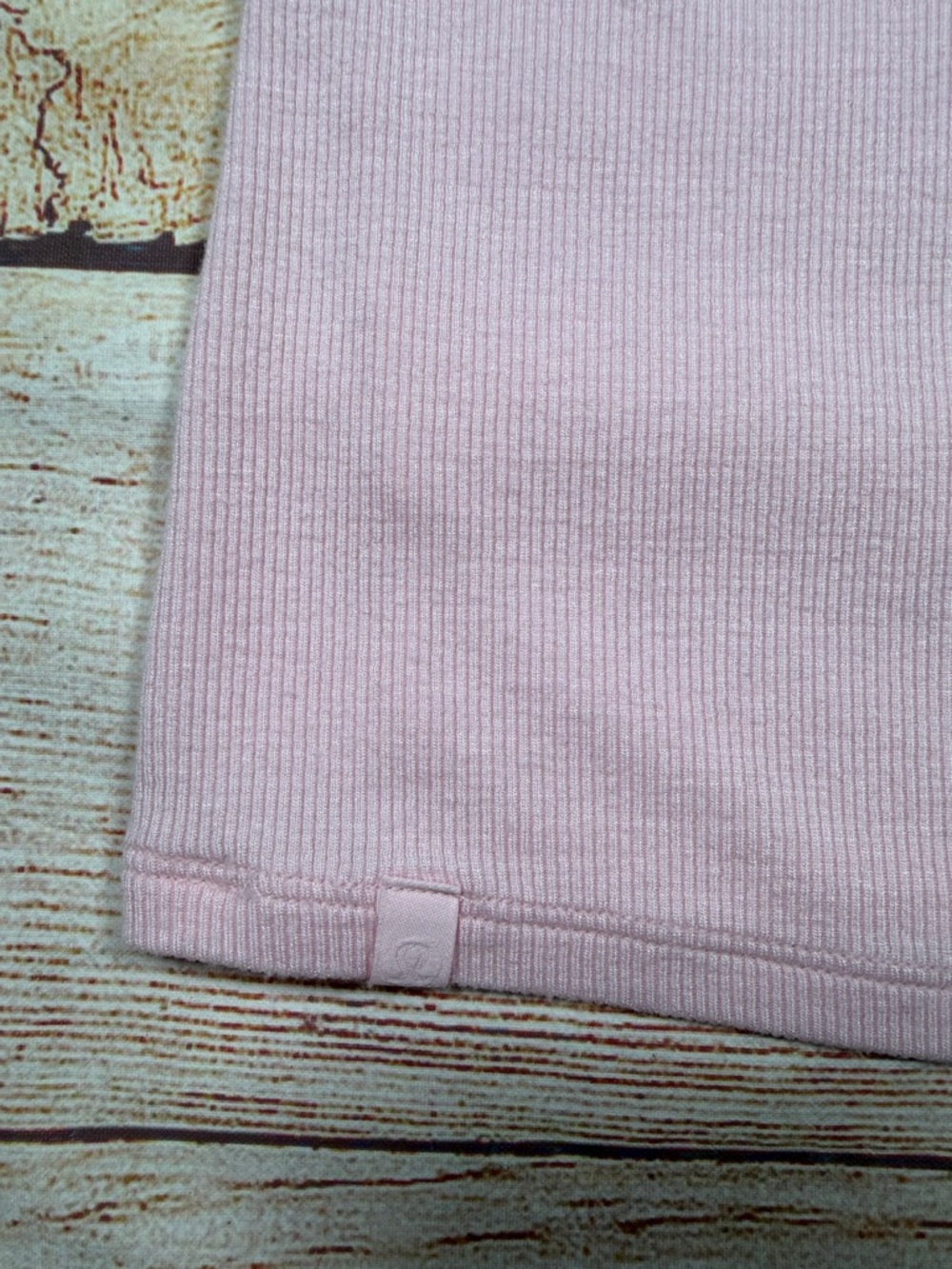 Lululemon Light Pink Ribbed‎ Tank - Picture 6 of 7